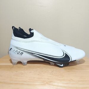 Nike Vapor Edge Elite 360 Flyknit Football Cleats White CV6282-108 Men's Size 14